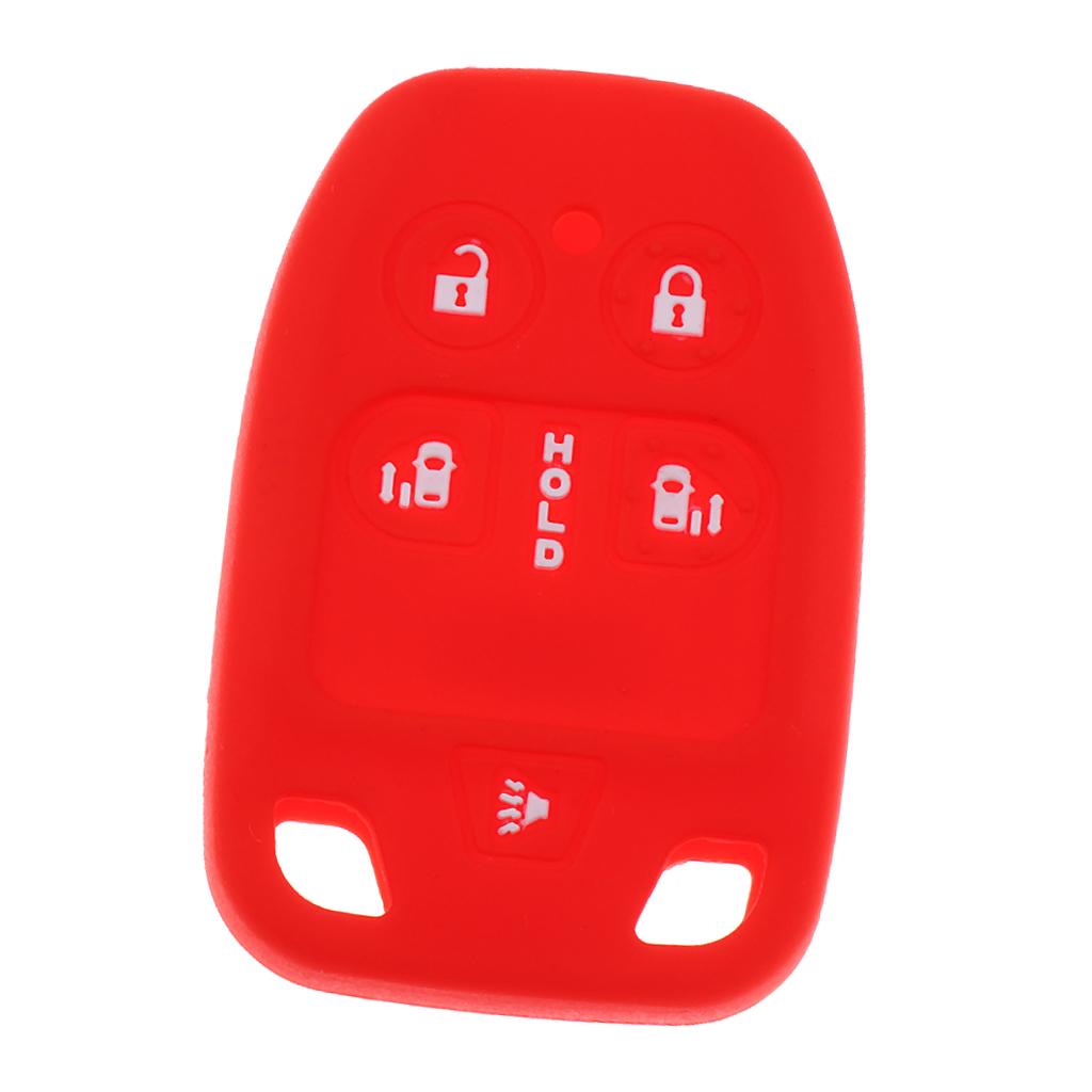 Car Key Fob Protector Silicone Case Cover 6 Buttons for