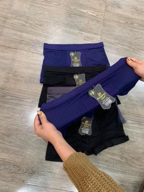 Quần Lót Nam Combo 5 chiếc sịp đùi - chéo nam thông hơi, hàng VNXK