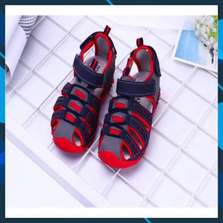 Dép sandal rọ cho bé nam đi học Long TLG 20862 size 26-36