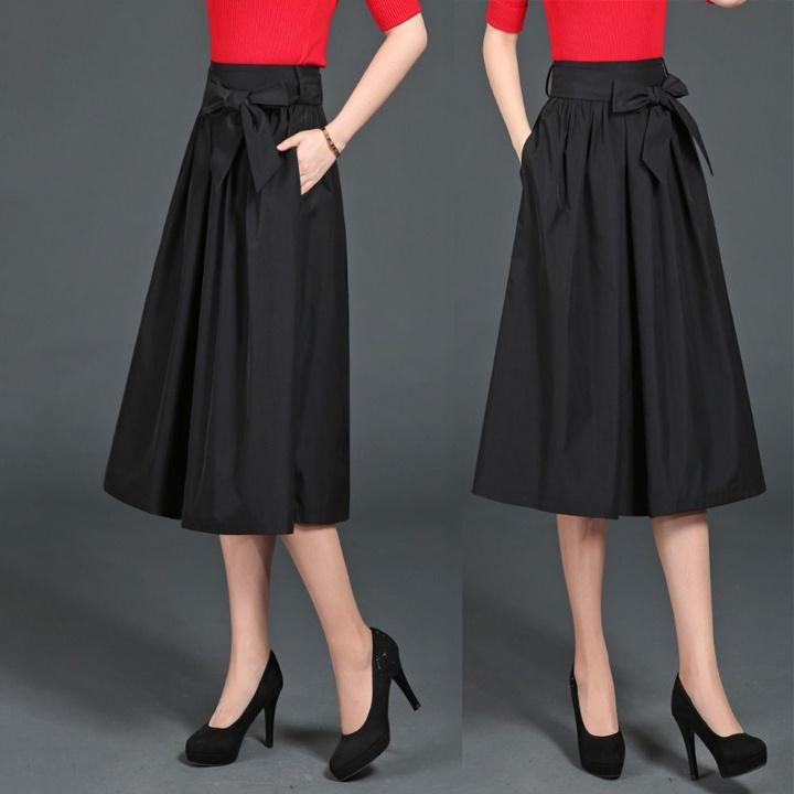 Chân Váy Dài New Design Thiết Kế Dáng Váy Xòe Vintage ,Có Túi và Dây Nơ Phong Cách Hàn Quốc, Vải Tốt ,Mặc Mát CV0027