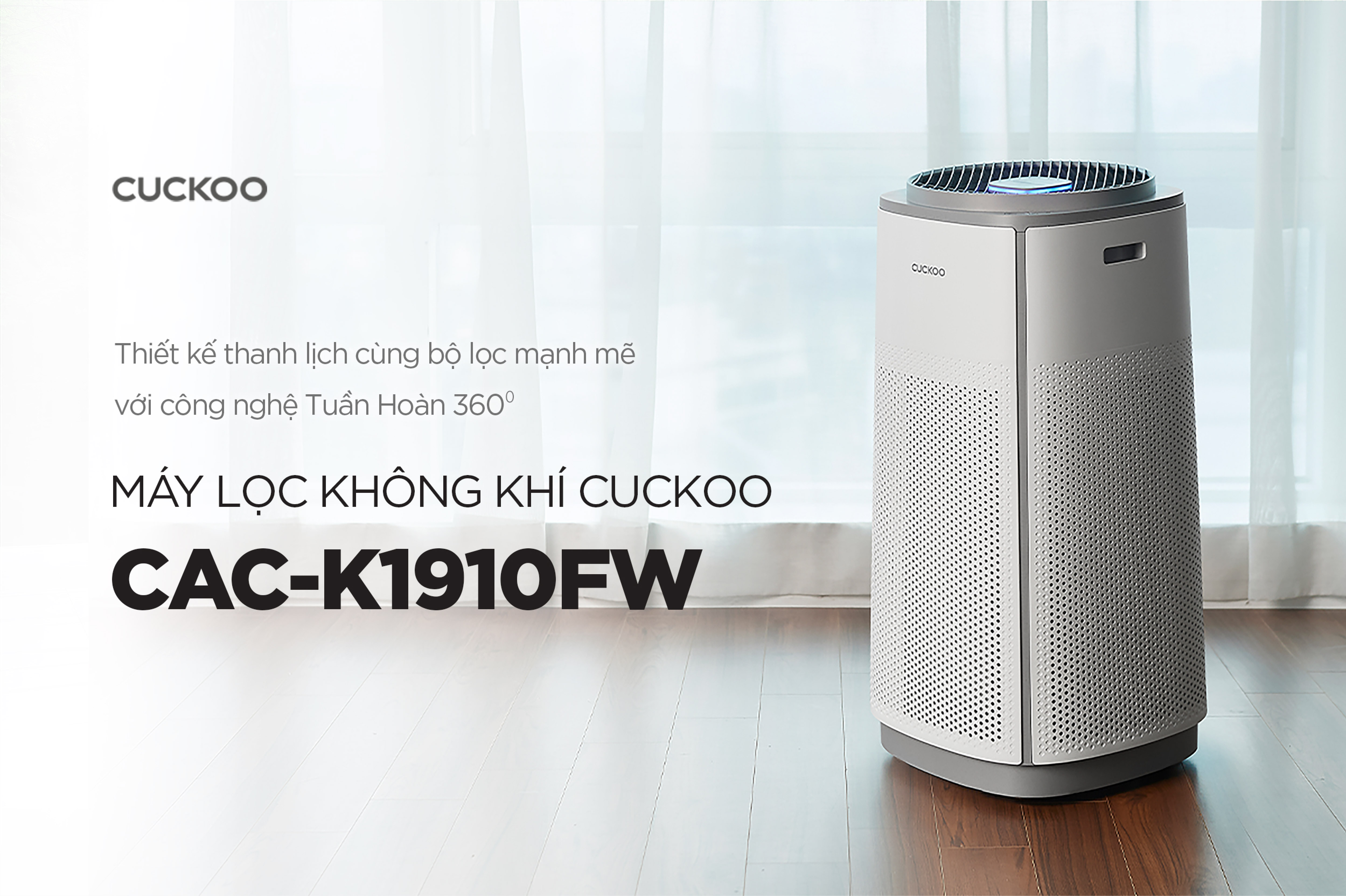 Máy lọc không khí Cuckoo CAC-K1910FW - Hàng chính hãng