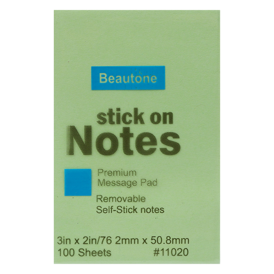 Lốc 6 Xấp Giấy Note Beautone (76.2 x 50.8 mm) - Màu Ngẫu Nhiên