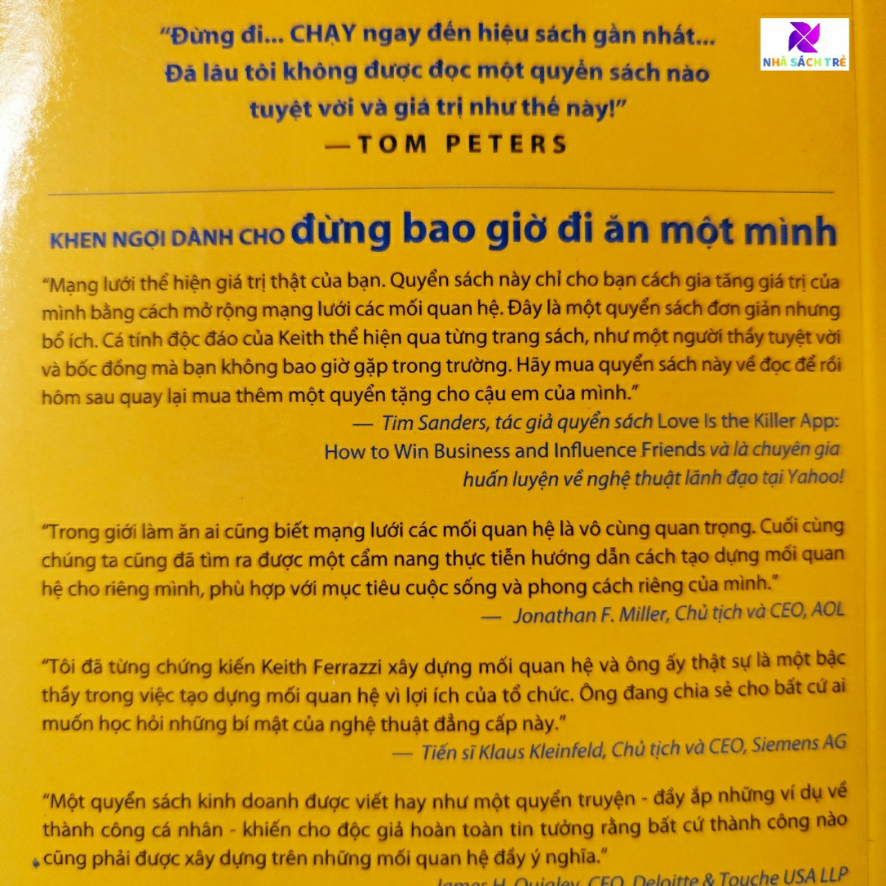 Đừng Bao Giờ Đi Ăn Một Mình (Tái Bản)