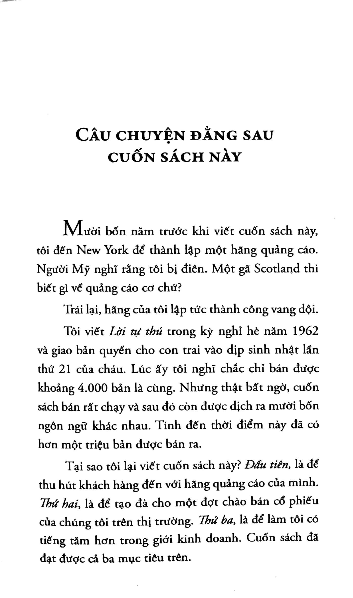 Sách Lời Tự Thú Của Một Bậc Thầy Quảng Cáo (Tái Bản 2017)