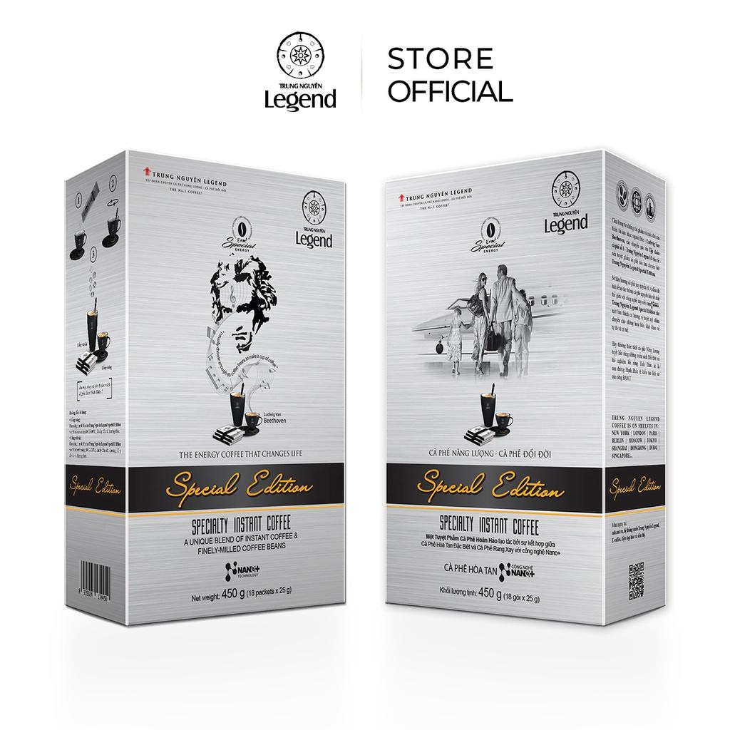Combo 2 Hộp Cà Phê Trung Nguyên Legend Special Edition – Hộp 18 Gói – Cà Phê Hòa Tan Đậm Đà, Pha Nóng Đá Đều Ngon