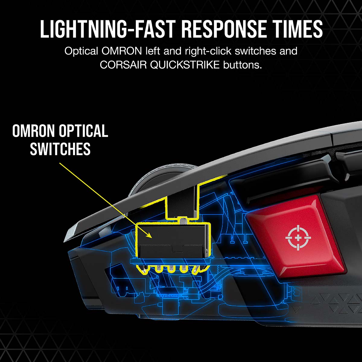 Chuột không dây Corsair M65 RGB ULTRA - Hàng chính hãng