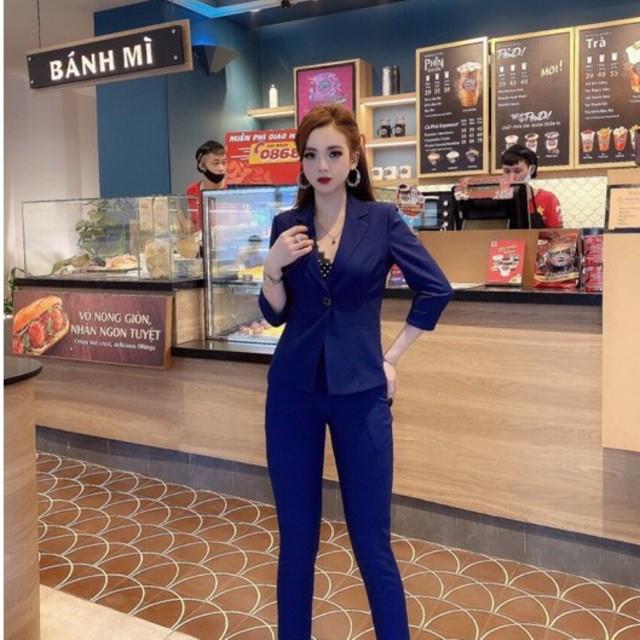 áo vest nữ cao cấp- Áo vest nữ màu trắng-áo blazer nữ phong cách hàn quốc 202