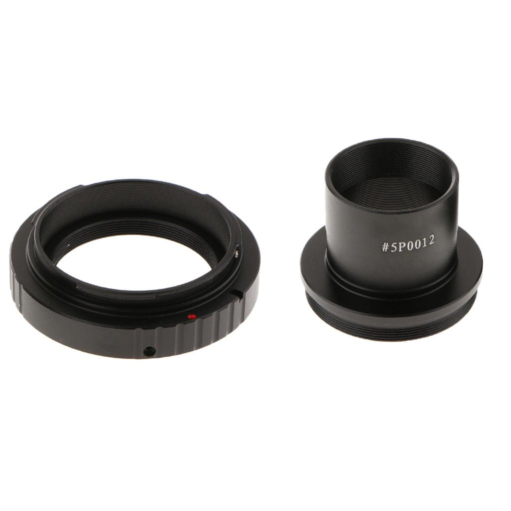 1.25" Telescope Mount Adapter with T Ring for K SLR/DSLR Camera Body