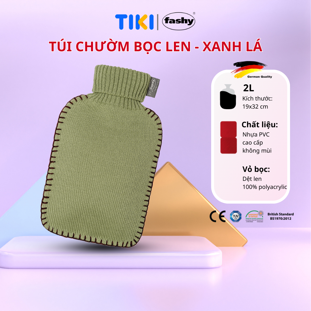 Túi chườm Fashy Germany Bọc Len 100% nhập khẩu từ Đức