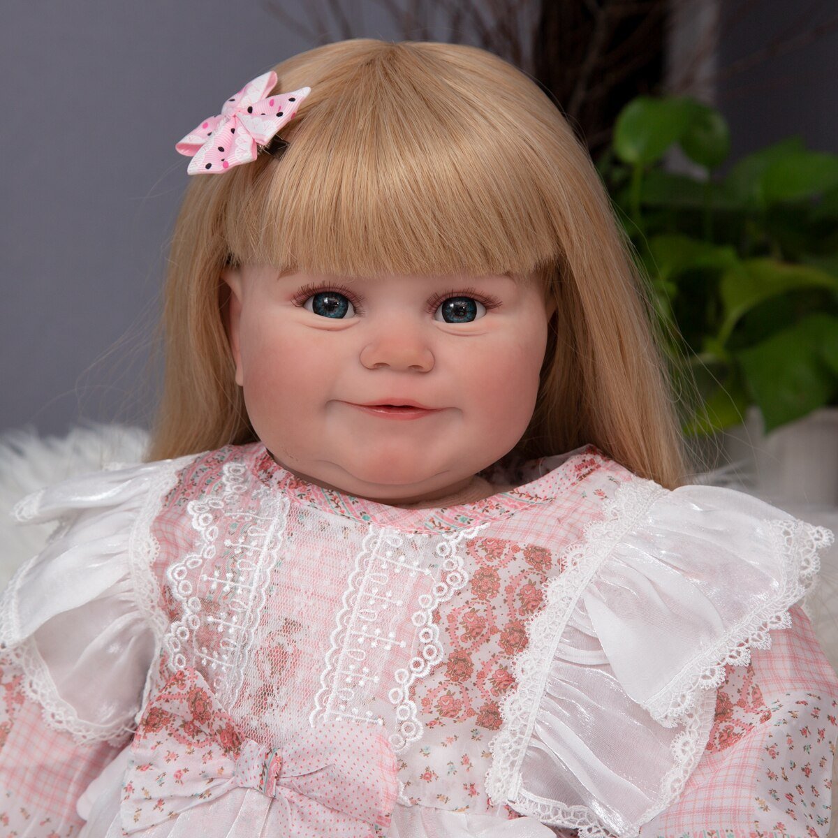 Búp Bê Thân Gòn 60 cm 24 inch Silicon Reborn Vinyl Doll PVN3375