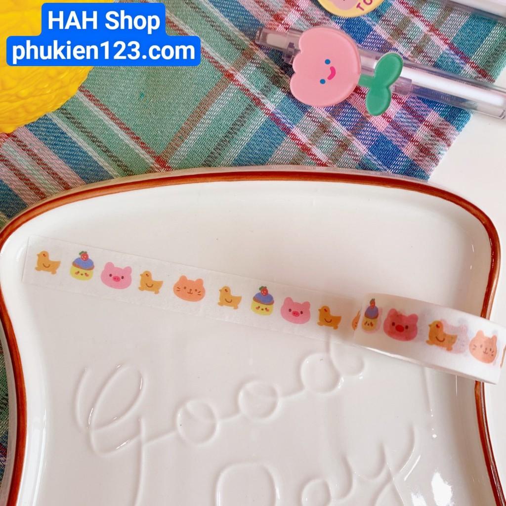 Băng dính dán hình dễ thương cho các bé nhiều màu các bé thỏa sức sáng tạo