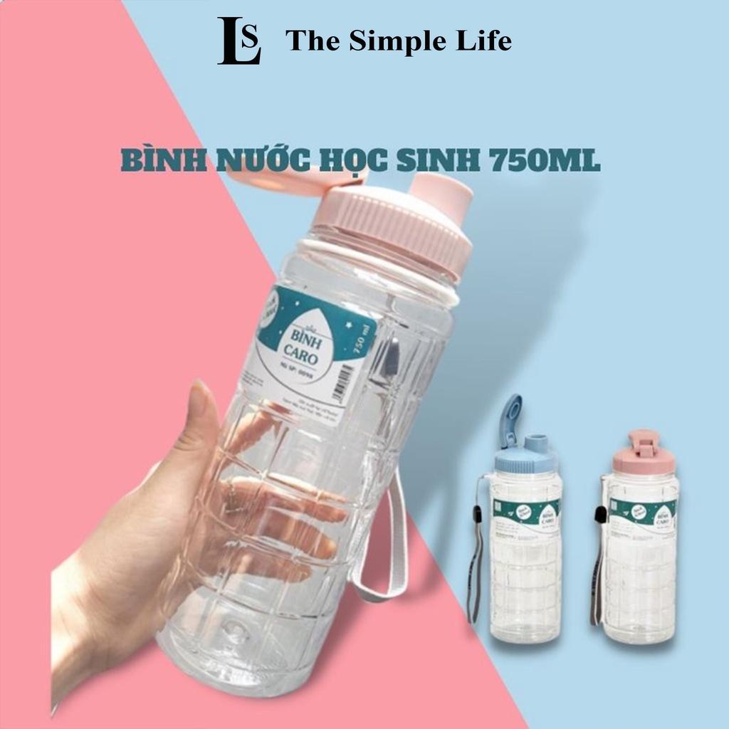 Bình Đựng Nước Caro Hàng Việt Nhật 750Ml