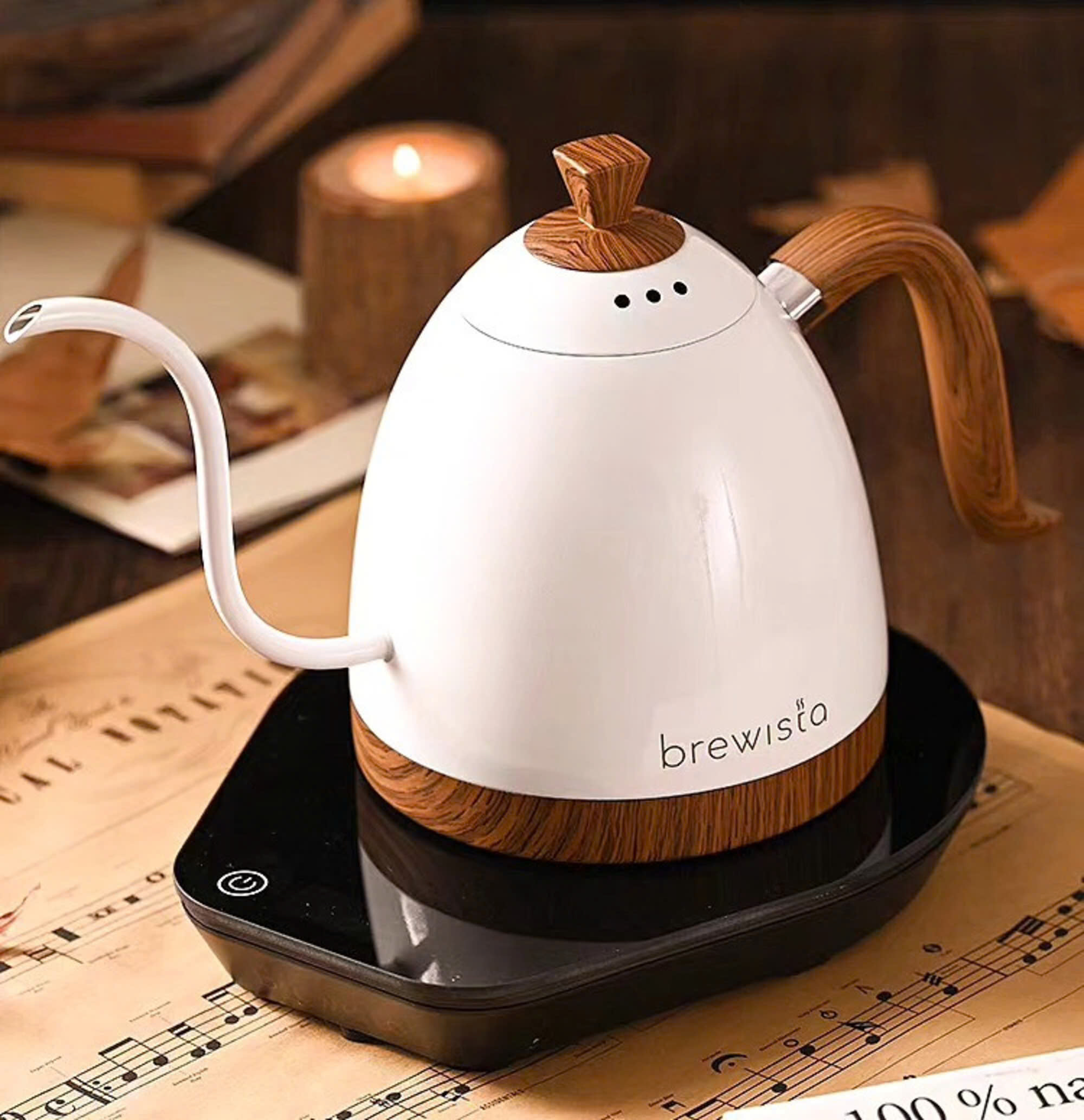 Hàng chính hãng ấm đun rót cà phê Brewista Artisan 600ml Gen 3 Pro 1500w