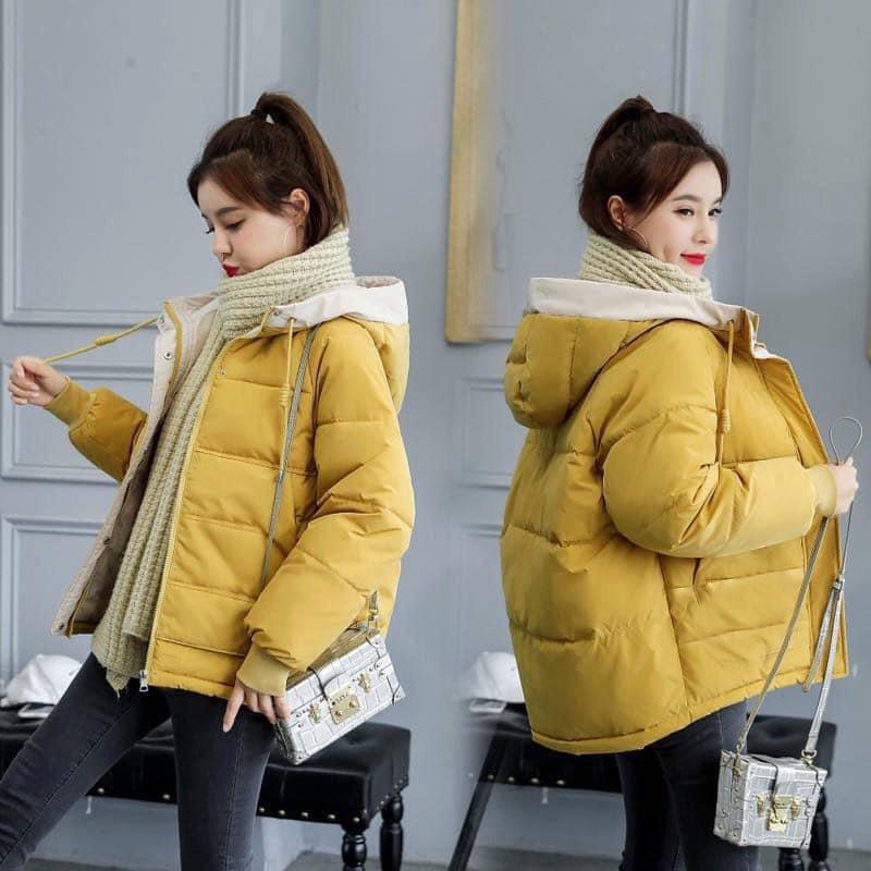 ÁO KHOÁC PHAO NỮ 3 LỚP NÓN THÊU