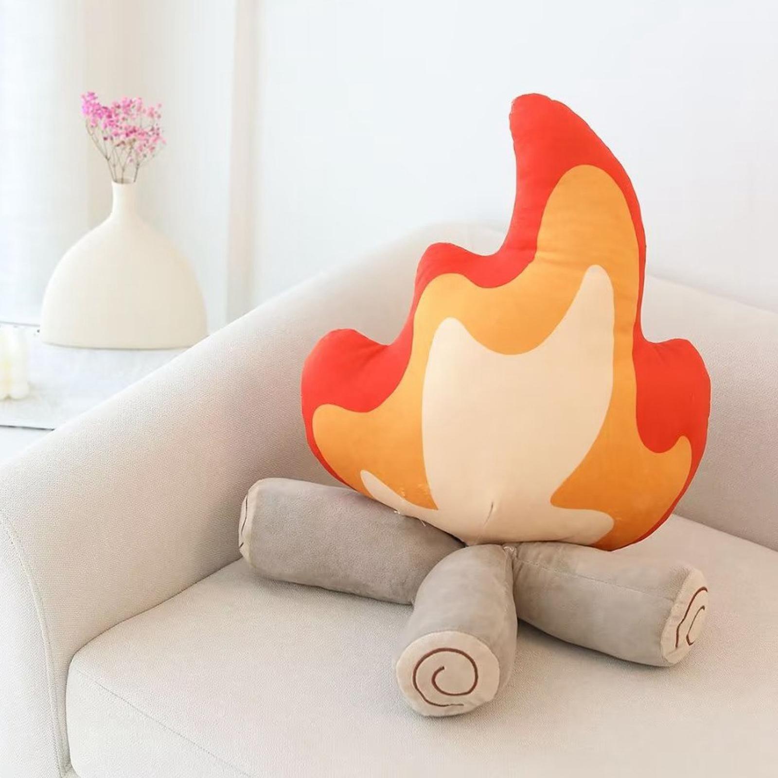 Stuffed Doll Soft Sleeping Pillow Flame Pillow for  Room Birthday Gifts