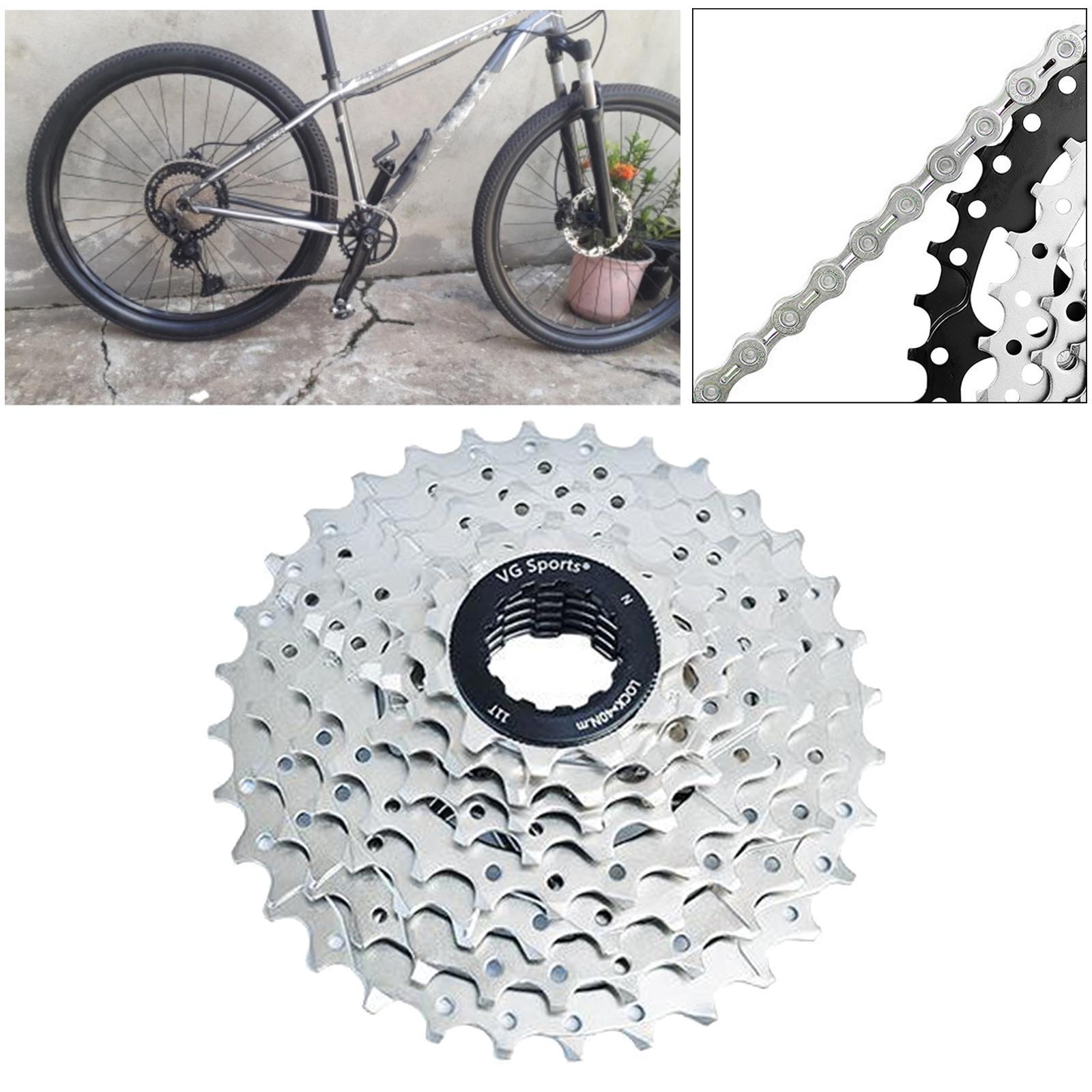 2xMTB 8 9 10 Cassete 11-25T/46T Cassette Freewheel 8 11-32T