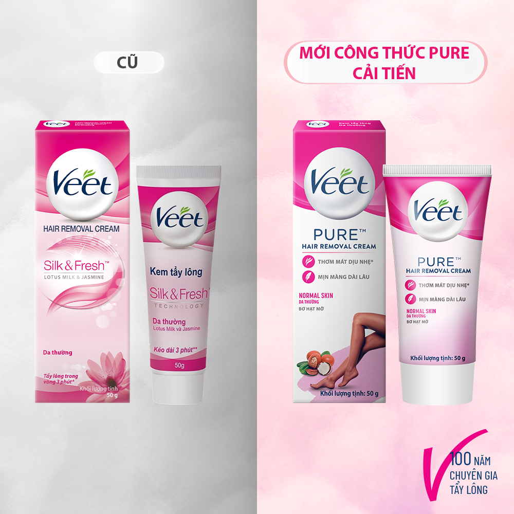 Kem Tẩy Lông Veet Pure Normal 50g