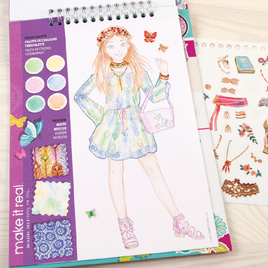 Đồ Chơi Bộ Thiết Kế Thời Trang Phong Cách Blooming Creativity 3C4G 3C4G3202