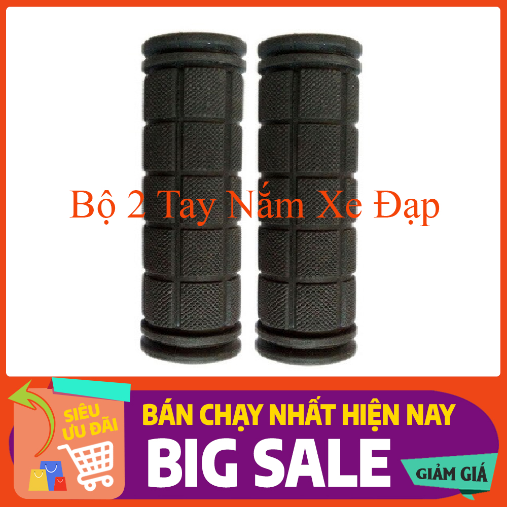 2 TAY NẮM XE ĐẠP - BỌC TAY NẮM XE ĐẠP - Tay cầm ghi đông xe đạp thể thao bằng cao su cao cấp cực chắc và êm  TL 01