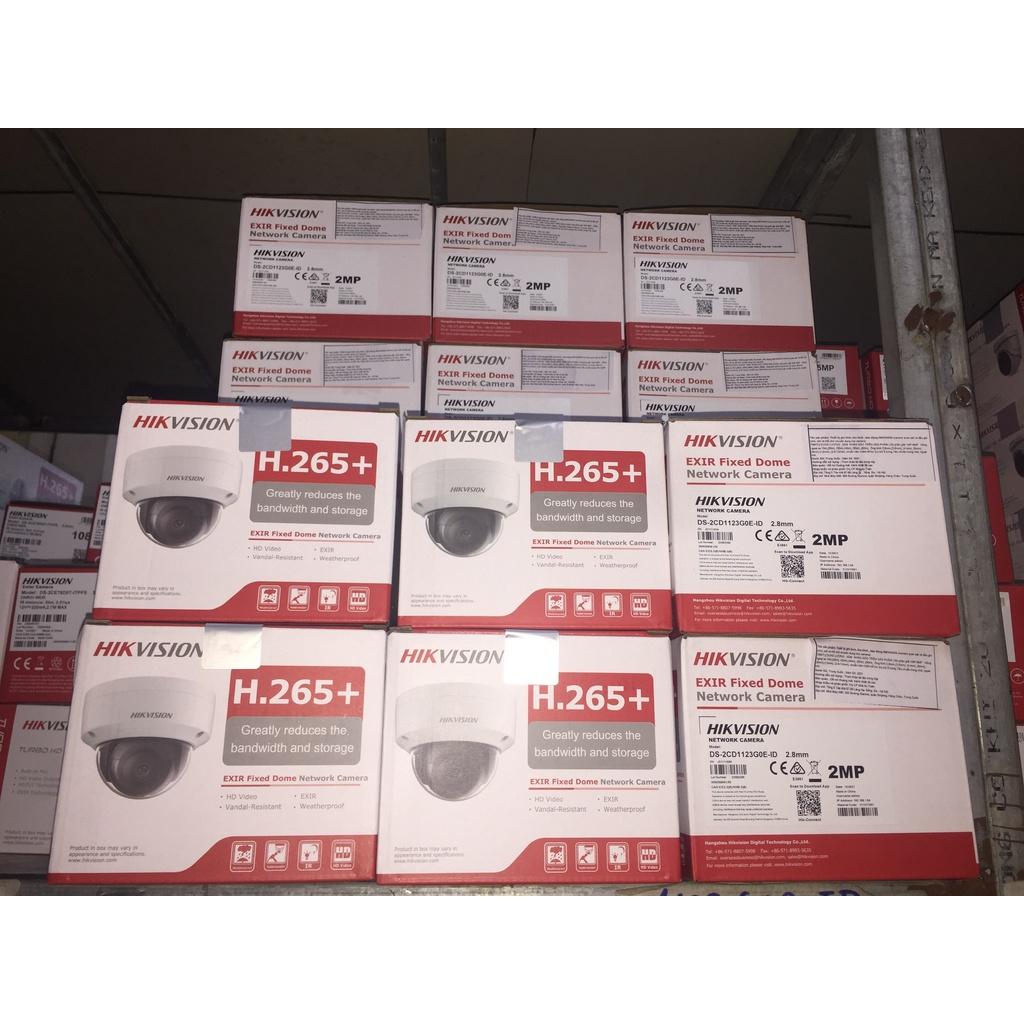 Camera IP Bán Cầu Hikvision DS-2CD1123G0E-IF và DS-2CD1123G0E-ID 2MP Chống bụi,nước IP67, Poe.H.265+. full HD - Hàng Chính Hãng