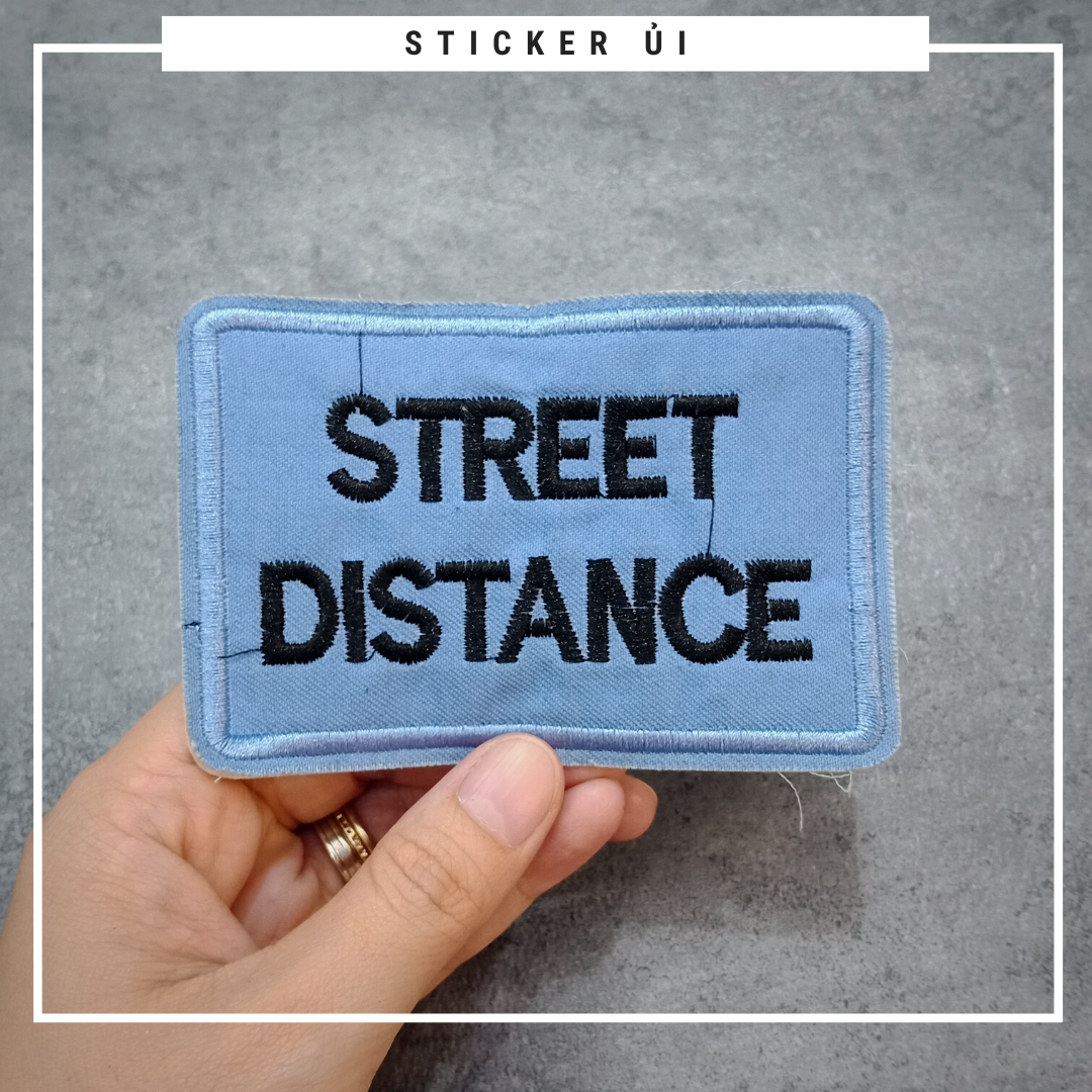 Phụ kiện trang trí áo thun tay lỡ unisex: Logo Sticker Patch Ủi Quần Áo, BALO, quần jogger chuẩn local brand streetstyle