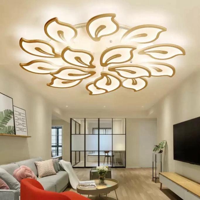 Đèn LED Mâm Ốp Trần MN056 , LED trang trí Phòng Khách, Đèn ốp trần phòng ngủ - 3 hình thức Sáng DT DDT