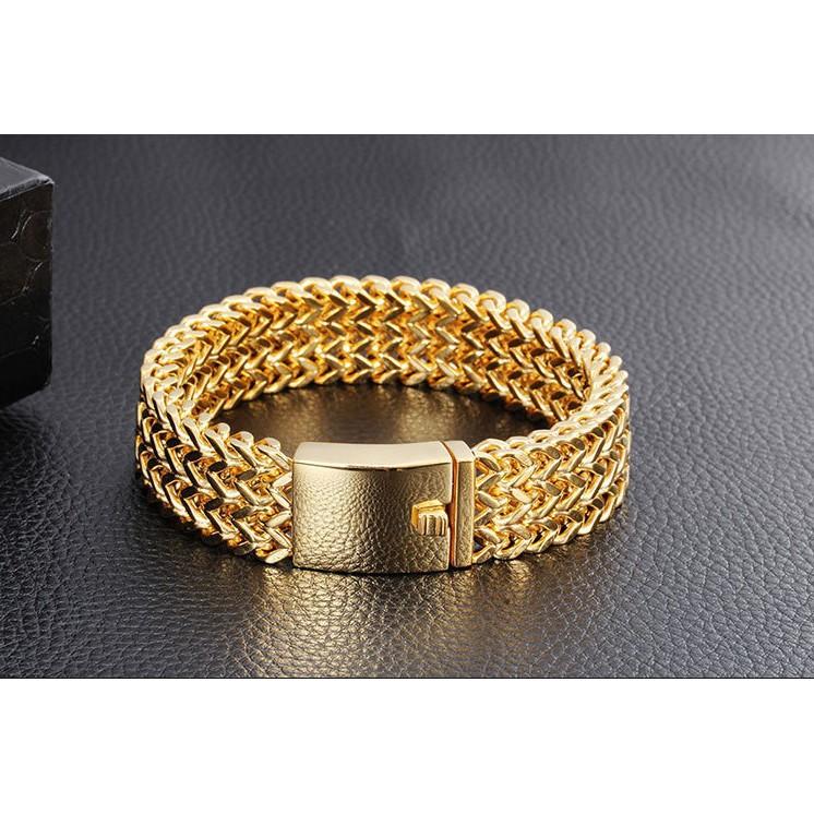 Lắc Tay Bản Xoắn Lớn 12MM