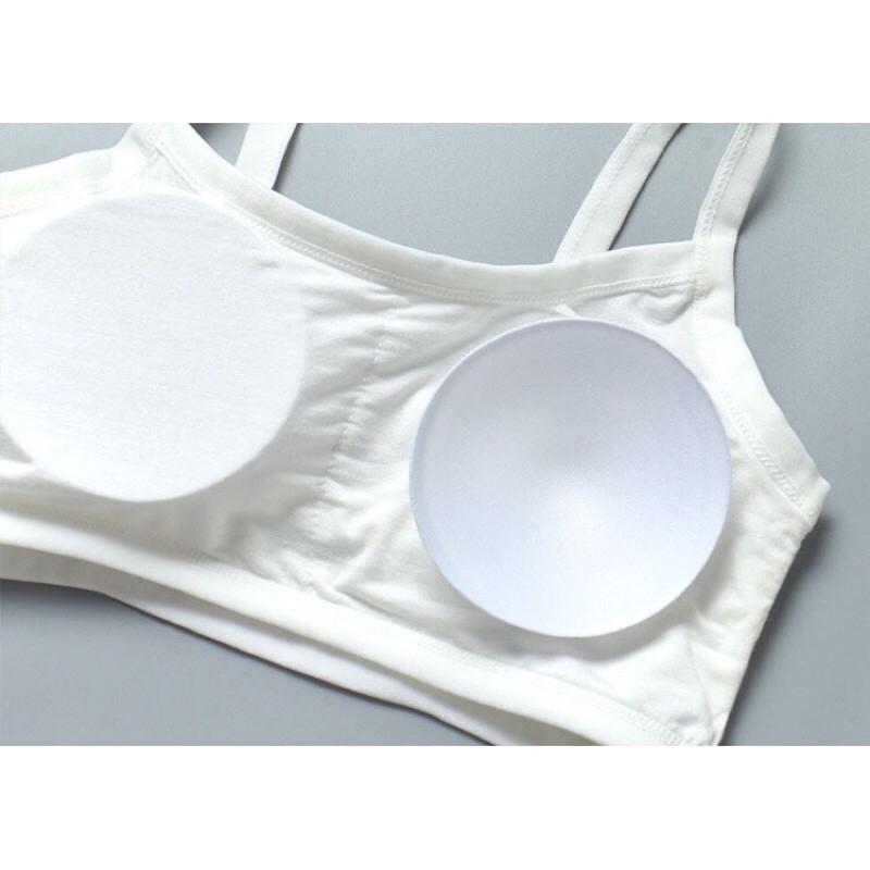 Áo lót nữ, áo bra cotton 3 dây có mút ngực, freesize >52kg