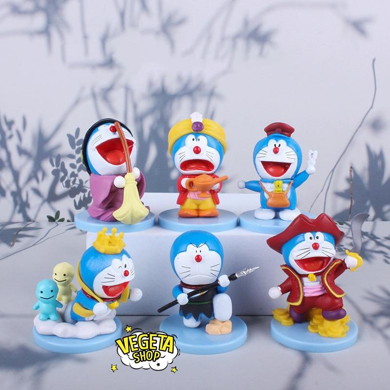 Mô hình Doraemon mô phỏng theo mẫu truyện dài phiên bản kỷ niệm 35 năm - Doraemon Doremon lạc vào xứ quỷ tây du ký 5~8cm