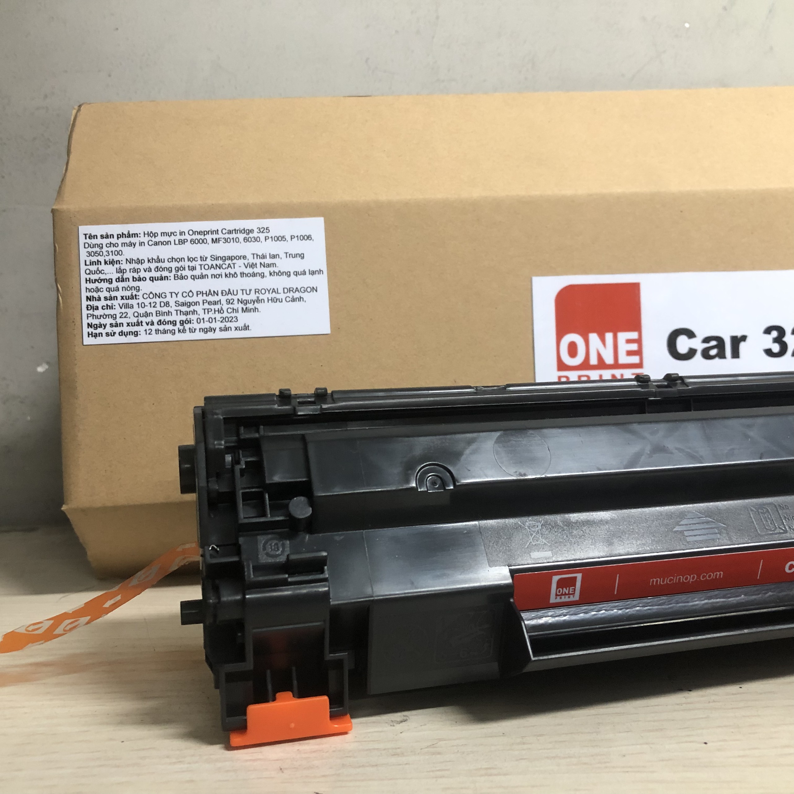 Hộp mực Cartridge 325 dùng cho máy in Canon LBP 6000, MF3010