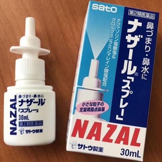 Xịt xoang mũi NAZAI 30ml Hàng Nhật Mẹ và Bé Unmmei