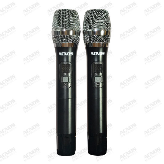 Micro không dây UHF ACNOS KA04 cao cấp - Bảo hành 6 tháng (Micro rời - 1 cặp) [HÀNG CHÍNH HÃNG]