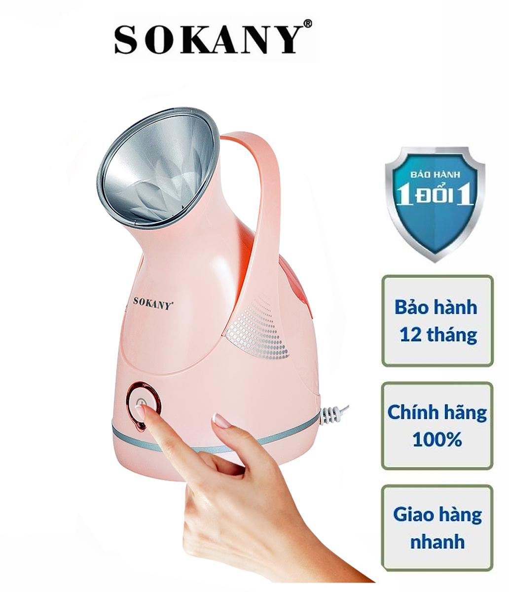 Máy Xông Mặt Phun Sương Nano Giữ Ẩm Làm Sạch Da Mặt 100mL SOKANY ZJ6580 - Hàng Chính Hãng