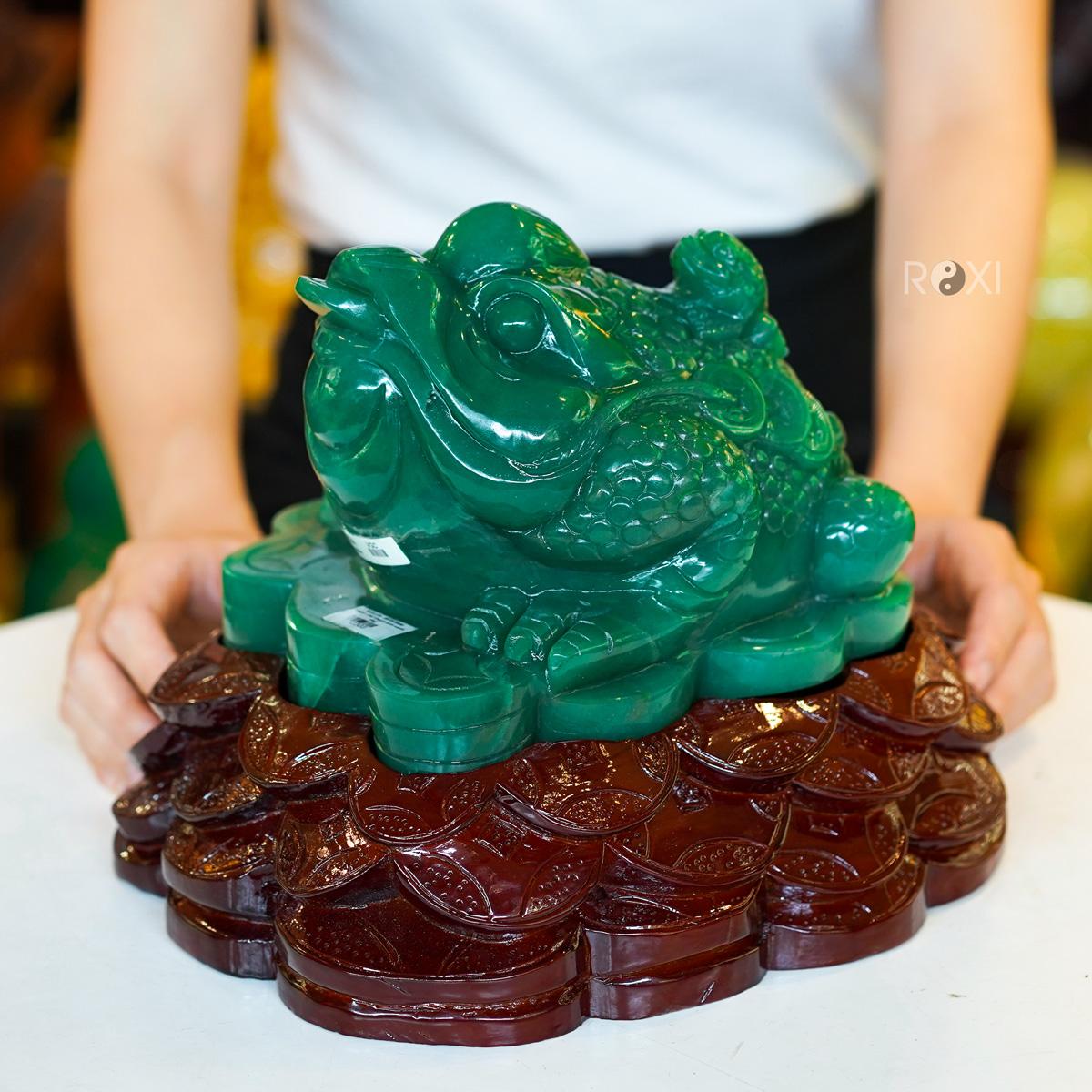 Thiềm thừ thạch anh xanh 6,03kg