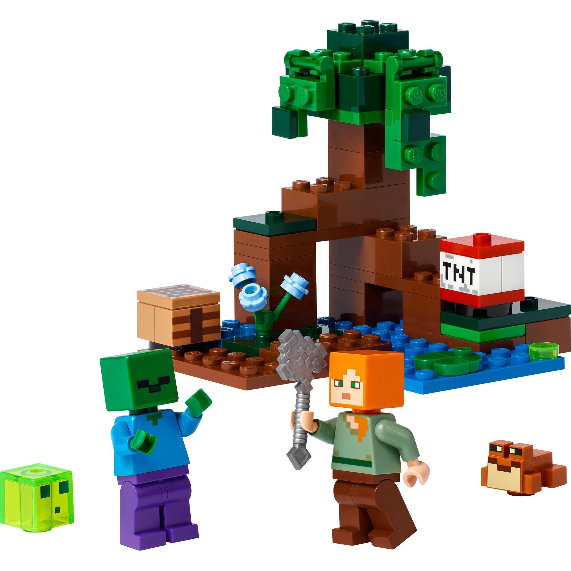 LEGO Minecraft 21240 Cuộc Phiêu Lưu Đầm Lầy Huyền Bí (65 Chi Tiết)