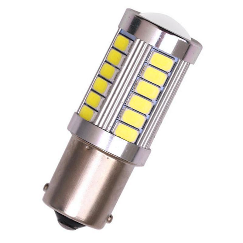 Bộ 02 Bóng Đèn Xi Nhan, Đèn Lùi, Đèn Phanh Siêu Sáng Cho Ô Tô Xe Hơi - 1156 1 Tóc 2.5W 33 Tim LED Lớn