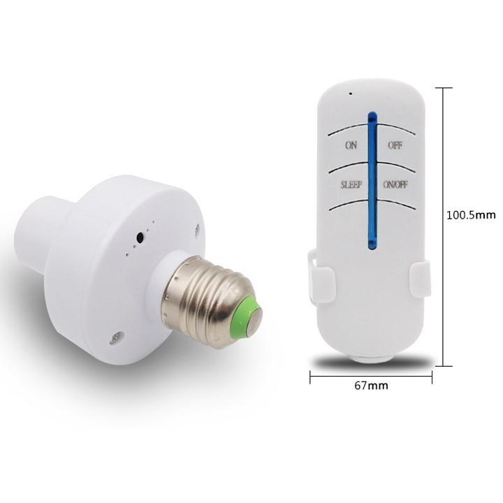 Đui đèn điều khiển từ xa remote RF E27, Đui đèn sunha dùng cho đèn trang trí, đèn thắp sáng đuôi E27 SGT5539