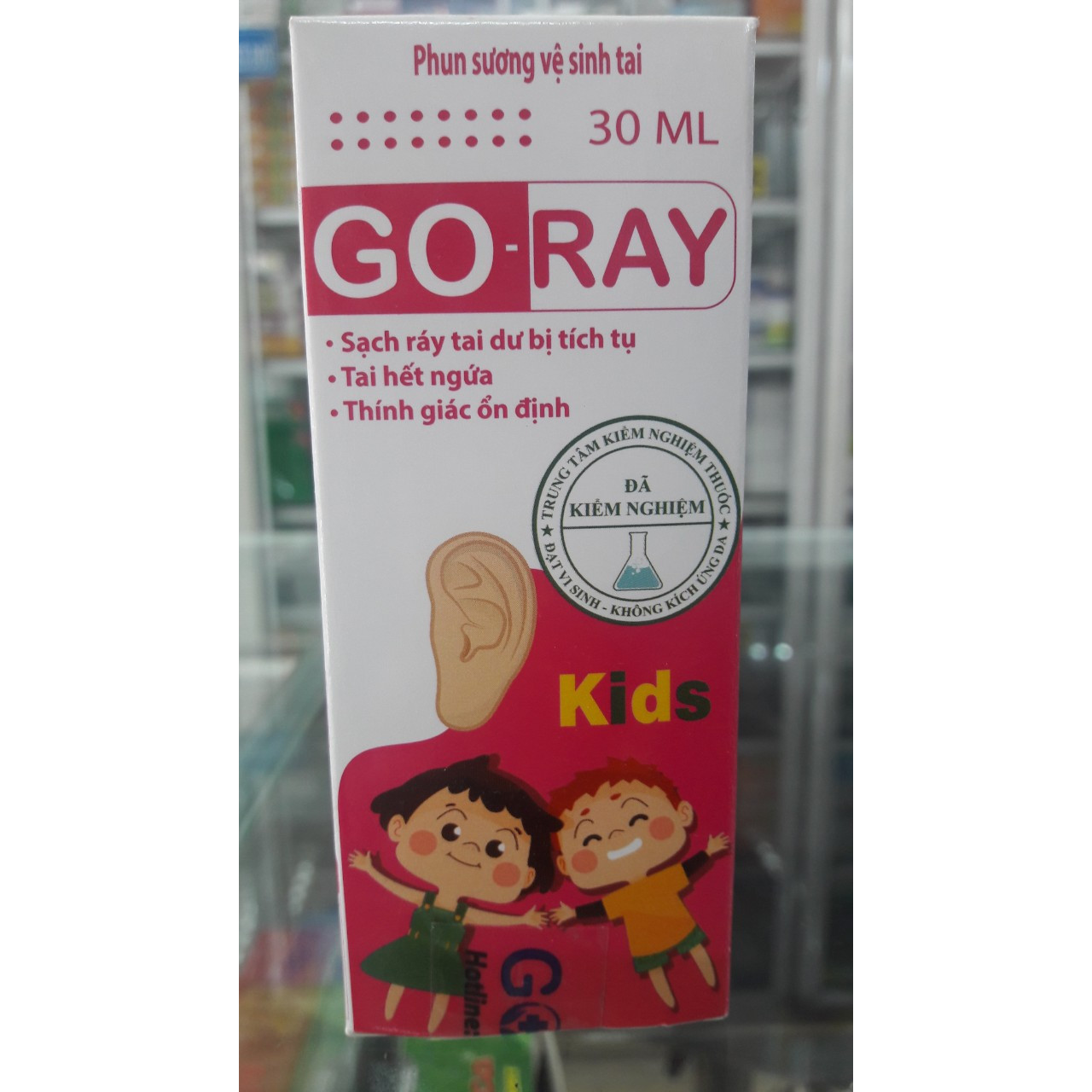 Xịt tan ráy tai GO-RAY (chai 30ML)