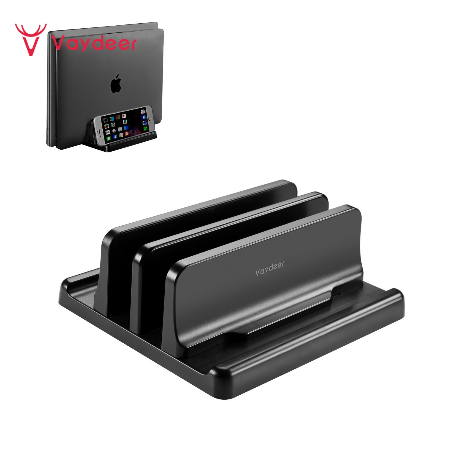 Vaydeer Nhựa Đứng Laptop Chân Đỡ Có Thể Điều Chỉnh Máy Tính Để Bàn Notebook Dock Tiết Kiệm Không Gian 3 Trong 1