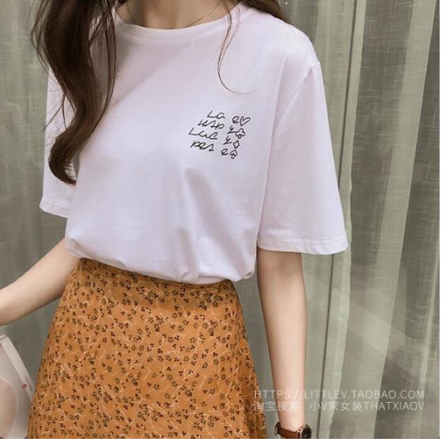 Áo thun tay lỡ form rộng