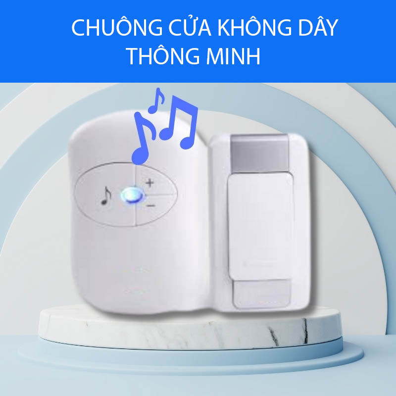 Chuông Cửa Báo Khách Chuống Nước Không Dây