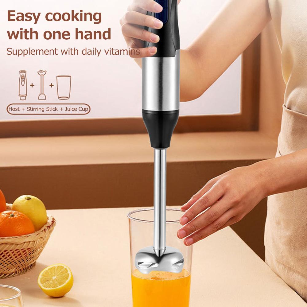 Blender Four Pieces Home 1000W Big Power Cooking Machine Handheld Whisk Crush Rod Grinding Cup Meat Grinder