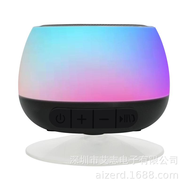 Phong cách mới nhất của loa siêu trầm bầu không khí ánh sáng đầy màu sắc ánh sáng loa siêu trầm mini trong nhà máy tính để bàn hộ gia đình cốc hút loa loa nhỏ không dây