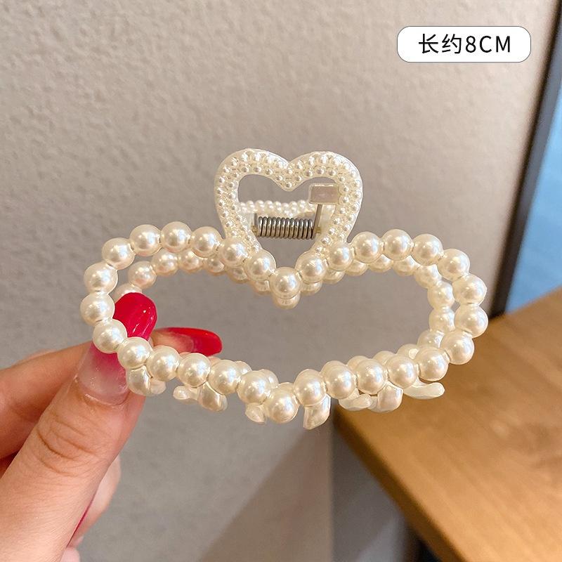 Kẹp tóc đính ngọc trai giả thanh lịch thời trang dành cho nữ