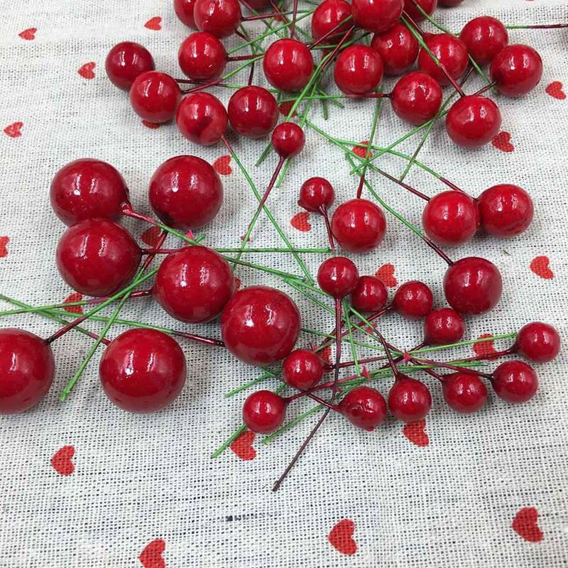 Tmdbyx Set 100 Quả Mọng Nhân Tạo Trang Trí Giáng Sinh