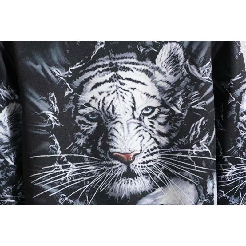 Áo Thun Tay Dài In Hình 3d Cá Tính Cho Nam