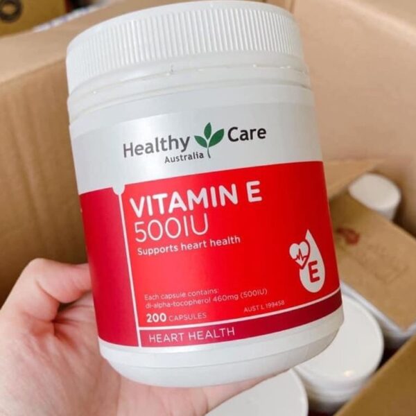 Viên uống bổ sung vitamin e Healthy Care Úc chống lão hóa, làm sáng da tăng cường sức khỏe