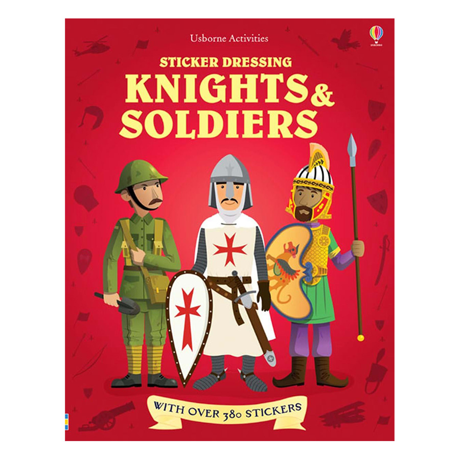 Usborne Sticker Dressing Kinghts and Soldiers  Bind-up