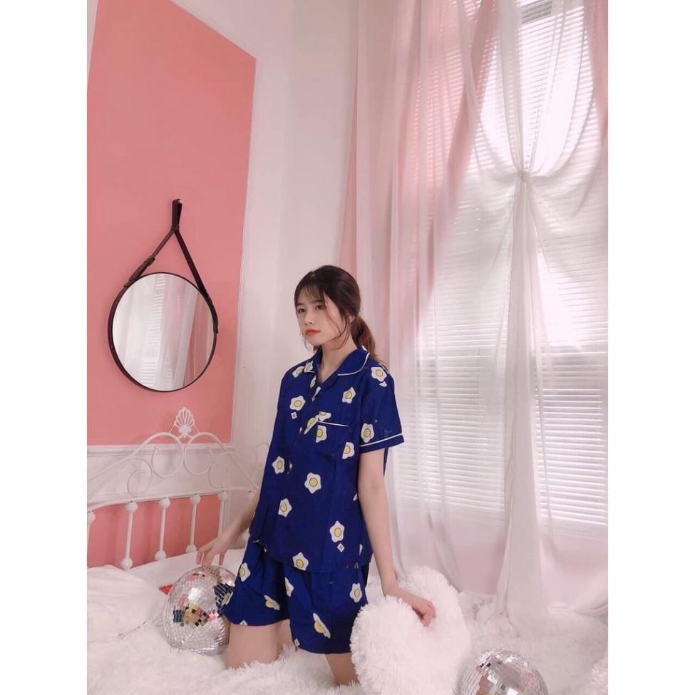 Bộ Pijama cộc đồ ngủ ️SIÊU ĐẸP️ đồ mặc ở nhà chất kate thái siêu đẹp không nhăn