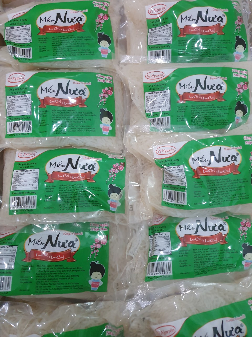 Miến Nưa Vị Nguyên 240Gram